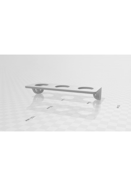 Koşu Çizgisinin/saatin Altında Raf (Plastik Aparattır!!!) 3D