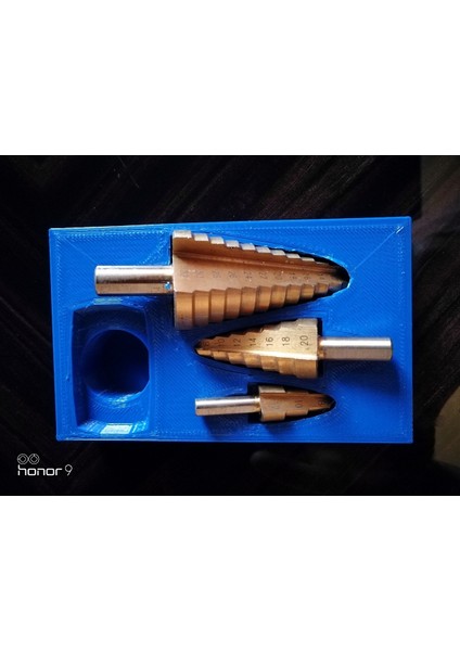 Koni (Kademeli Veya Konik) Matkaplar Için Kasa. (Plastik Aparattır!!!) 3D fırsatları