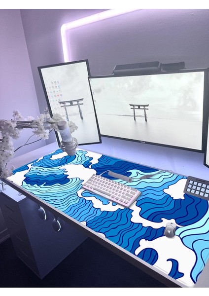Gaming Mouse Pad 120X60 cm Mouse Pad Masa Boy Dikişli Kenar Xxxl Mause Pad fırsatları