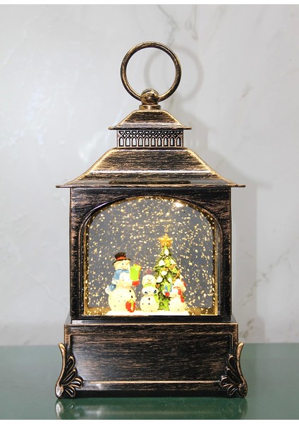 Yılbaşı Temalı Işıklı Müzikli Kar Küresi ALK3214