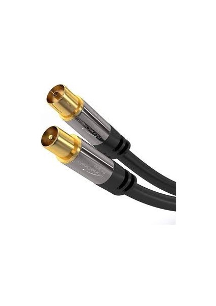 – 4K Anten Kablosu, Koaksiyel Kablo, Tv Kablosu – Dijital ve Analog Tv Için Kırılmaz Metal Fişli Tv Kablosu – 3 M (Dvb-C, Dvb-T, Dvb-S Için Anten Fişinden Sokete) fiyatları