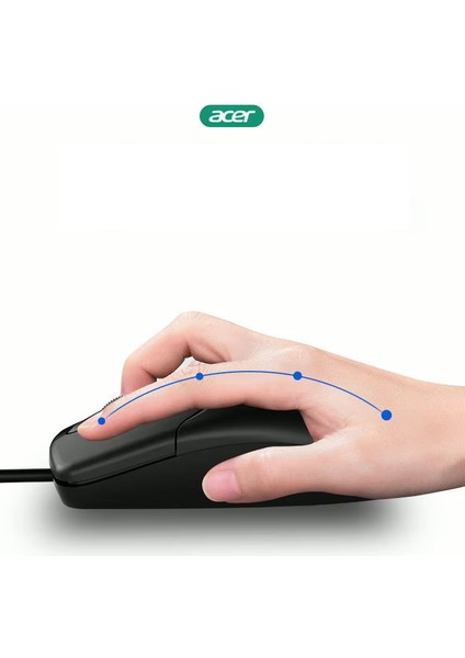 M117 Ergonomik Kablolu Ofis Mouse 1000DPI modelleri