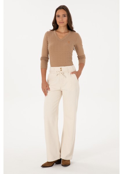 Kadın Ekru Pantolon (Jean) 50308385-VR019 modelleri