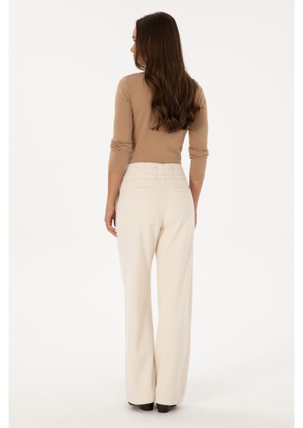 Kadın Ekru Pantolon (Jean) 50308385-VR019 fırsatları