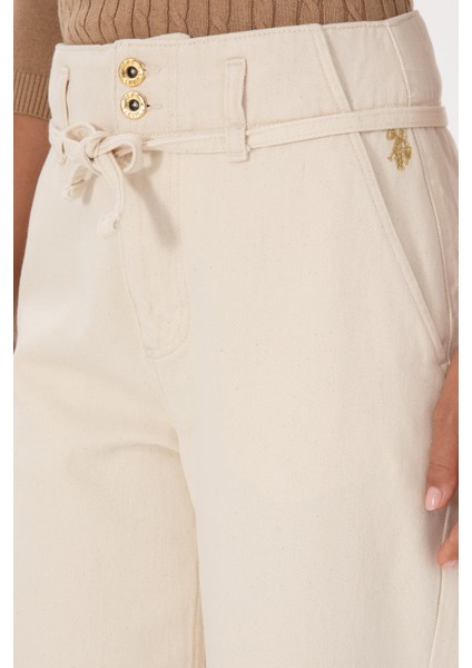 Kadın Ekru Pantolon (Jean) 50308385-VR019 indirimleri