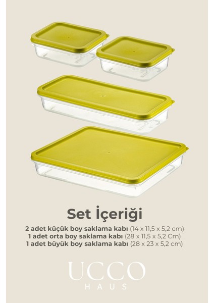 4’lü 8 Parça Saklama Kabı Seti | Buzdolabı ve Dolap Düzenleyici Buzluk Kabı Erzak Kabı Organizer modelleri