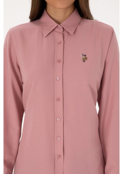 Kadın Orkide Gömlek Basic 50308043-VR221