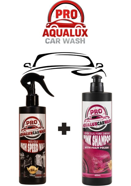 Proaqualuxcarwash Hızlı Cila - Cilalı Pembe Şampuan