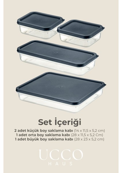 4’lü 8 Parça Saklama Kabı Seti | Buzdolabı ve Dolap Düzenleyici Buzluk Kabı Erzak Kabı Organizer fırsatları