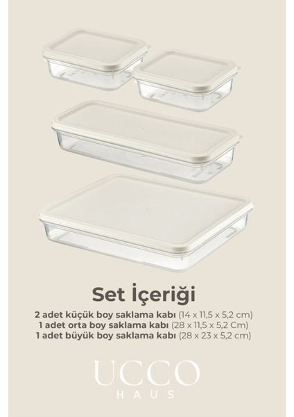 4’lü 8 Parça Saklama Kabı Seti | Buzdolabı ve Dolap Düzenleyici Buzluk Kabı Erzak Kabı Organizer modelleri