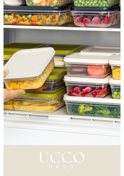 4’lü 8 Parça Saklama Kabı Seti | Buzdolabı ve Dolap Düzenleyici Buzluk Kabı Erzak Kabı Organizer indirimleri