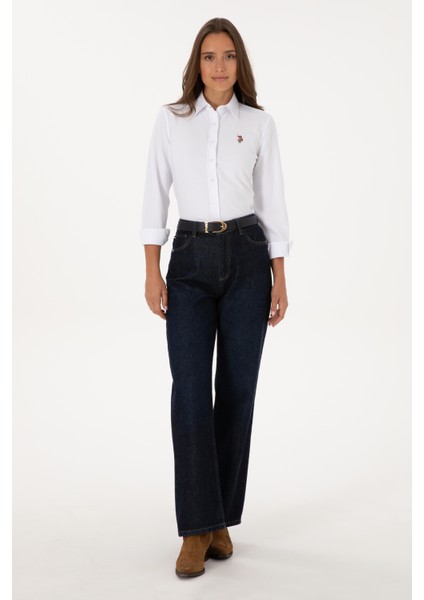 Kadın Beyaz Gömlek Basic 50308043-VR013 fırsatları