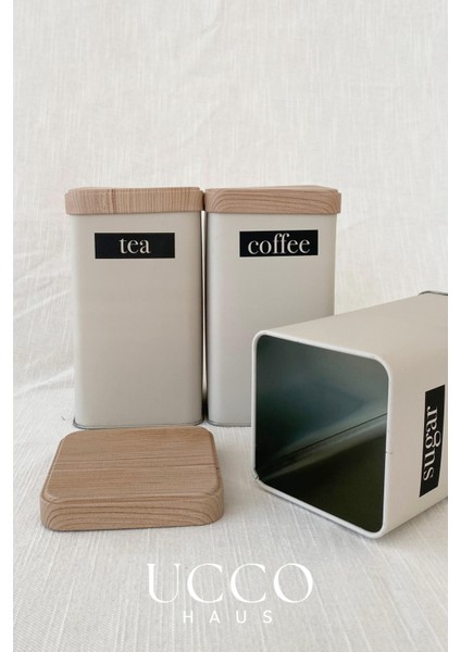 4'lü Set Retro Metal Ekmeklik ve Saklama Kutusu Seti 4’lü Mutfak Organizeri Ekmek Sepeti