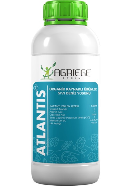 Atlantis Plus 1 Litre ( Organik Içerikli Sıvı Denizyosunu Gübresi )