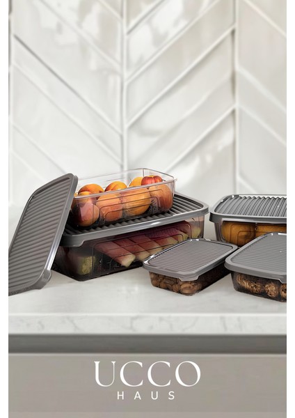 5'li Set 10 Parça Saklama Kabı Seti | Dondurucu Buzluk Buzdolabı Erzak Oyuncak Yemek Kahve Saklama fiyatları