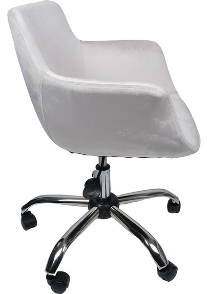 Krom Metal Ayaklı | Ofis, Çocuk Odası Çalışma Sandalyesi (Ayarlanabilir) Baby Face Setra modelleri