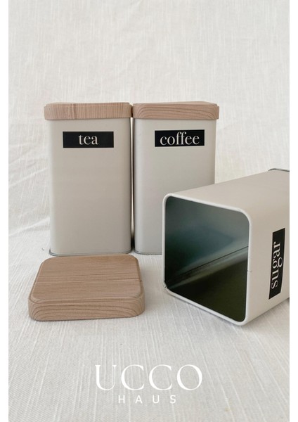 3’lü Metal Retro Saklama Kabı Seti – Kahve Şeker Çay Erzak Kavanozu Şık ve Modern Mutfak Organizeri fiyatları