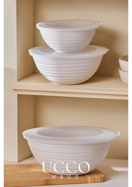 3’lü Saklama Kabı Seti 1+2+3 Litre Kapaklı Gıda Saklama Mikrodalga Buzdolabı Uyumlu Pinterest Kase fiyatları