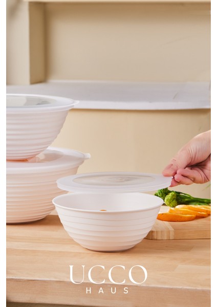 3’lü Saklama Kabı Seti 1+2+3 Litre Kapaklı Gıda Saklama Mikrodalga Buzdolabı Uyumlu Pinterest Kase indirimleri