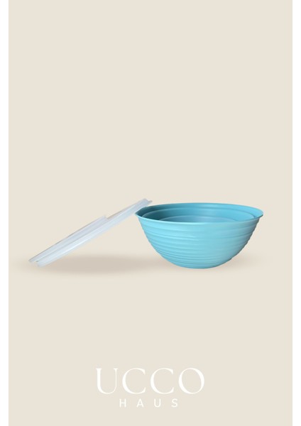 3’lü Saklama Kabı Seti 1+2+3 Litre Kapaklı Gıda Saklama Mikrodalga Buzdolabı Uyumlu Pinterest Kase