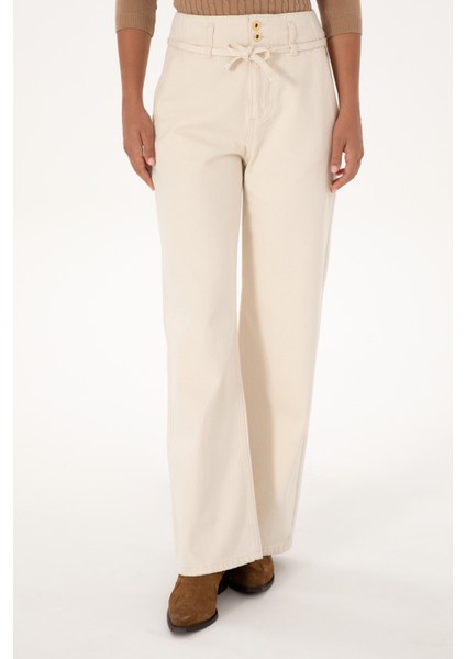 Kadın Ekru Pantolon (Jean) 50308385-VR019 fiyatları
