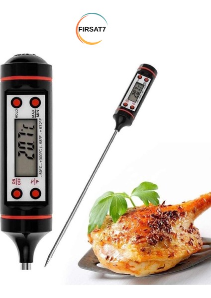 Dijital Mutfak Termometresi Gıda Süt Yoğurt Maya Mama Mutfak Isı Ölçer Sıcaklık Ölçüm Aleti Pilli fırsatları