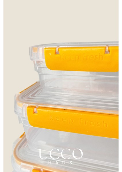 Kilitli Sızdırmaz Saklama Kabı – 3 Litre Contalı Gıda Kabı, Mikrodalga ve Bulaşık Makinesi Uyumlu fırsatları