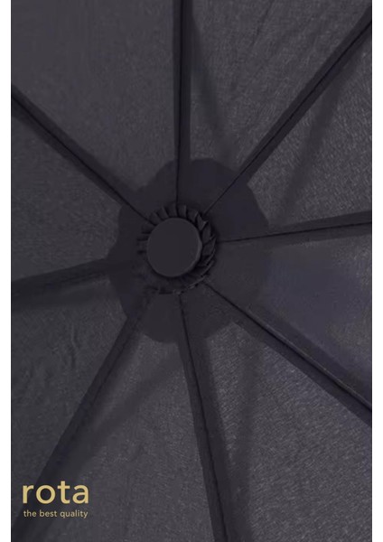 Tam Otomatik 8 Telli Dayanıklı Fiber Tel Şemsiye - RT-3020M - Düz Siyah modelleri