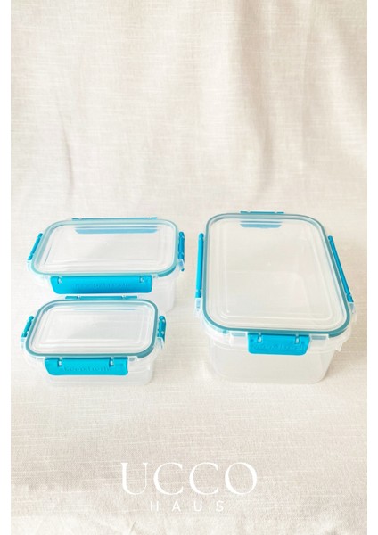 3'lü Kilitli Sızdırmaz Saklama Kabı – 375-900-1700 ml Contalı Mikrodalga ve Bulaşık Makinesi Uyumlu fiyatları