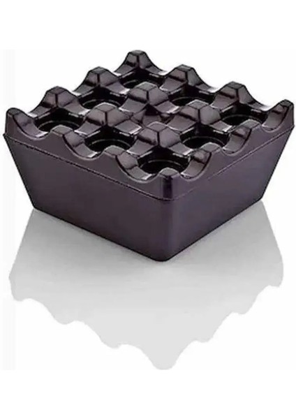 Siyah Izgara Kül Tablası 1 Adet , Siyah Melamin Küllük 1 Adet