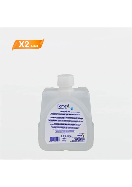 F303 Köpük Sabun 500 ml Standart 2 Adet