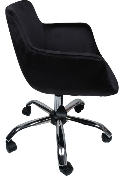 Krom Metal Ayaklı | Ofis, Çocuk Odası Çalışma Sandalyesi (Ayarlanabilir) Baby Face Setra modelleri