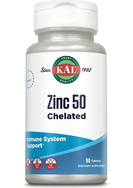 Zinc Çinko 50MG 90 Tablet
