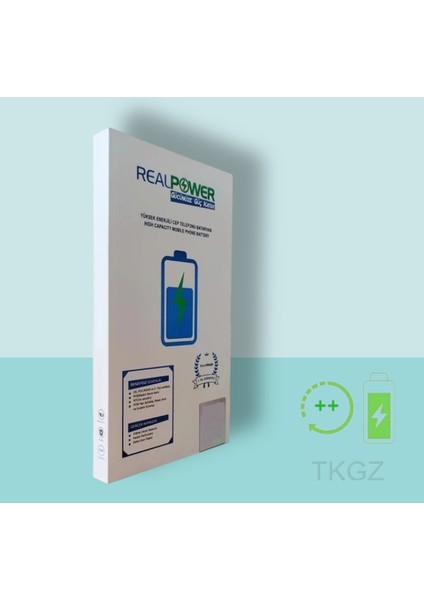 - Samsung Galaxy S6 Edge - Batarya Pil Sıfır Güçlendirilmiş - Realpower