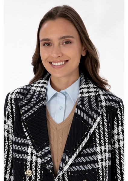 Kadın Lacivert Kaban 50309507-VR033 fiyatları