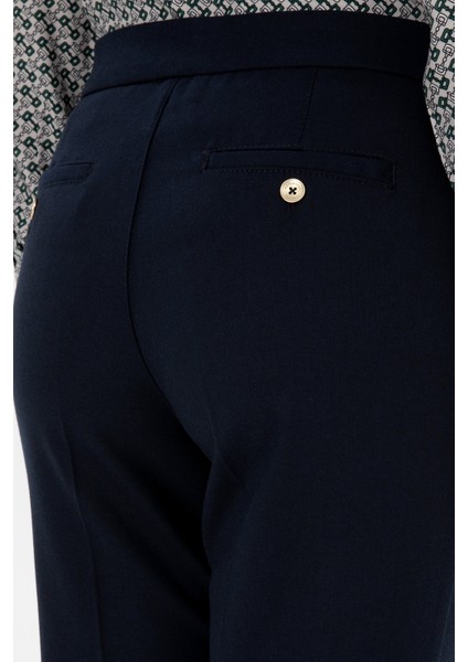 Kadın Lacivert Pantolon (Kanvas-Chino) 50309266-VR033