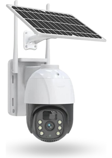Büro Ev Ofis Güvenliği Için Sızdırmaz Solar Dış Mekan Güvenlik Kamerası
