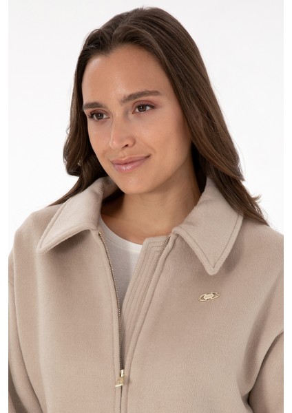 Kadın Koyu Bej Mont 50309467-VR088 fiyatları