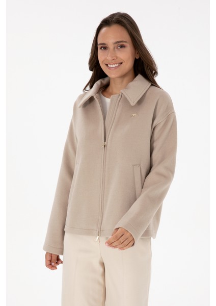 Kadın Koyu Bej Mont 50309467-VR088 modelleri