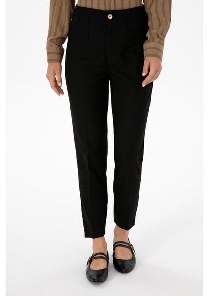 Kadın Siyah Pantolon (Kanvas-Chino) 50309266-VR046 fiyatları