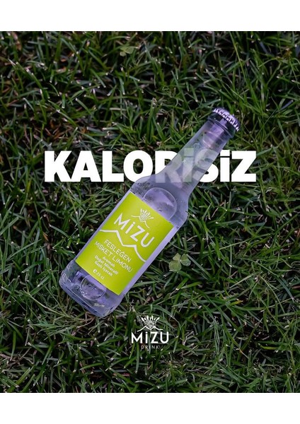 Fesleğen Misket Limonu Aromalı 6 Adet Doğal Mineralli Gazlı Içecek