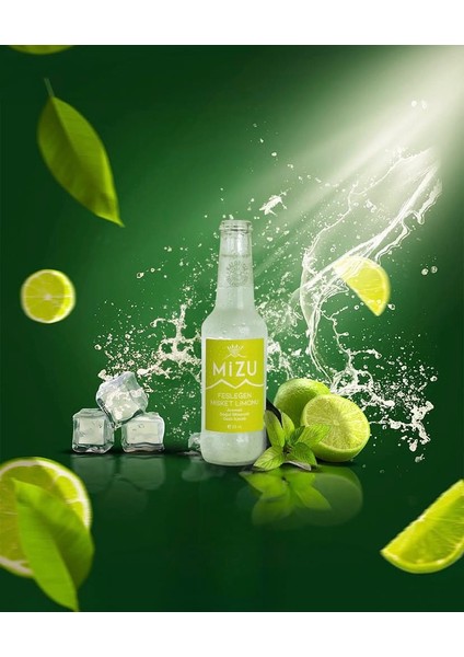 Fesleğen Misket Limonu Aromalı 6 Adet Doğal Mineralli Gazlı Içecek indirimleri