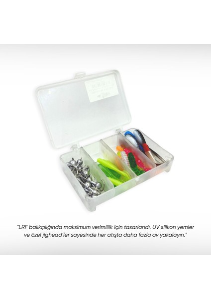 Silikon Lrf Yem Seti - 44 Parça - Yem Kutulu - Fishack (2002) modelleri