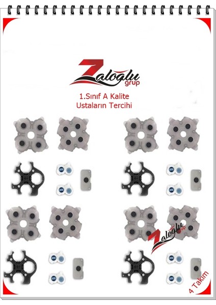 Playstation 5 Kol Lastik Takımı V3 Uyumlu 1.sınıf 1.kalite Ustaların Tercihi ( 4 Takım )