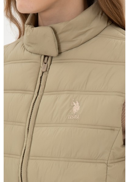 Kadın Açık Haki Yelek (Dokuma) 50311989-VR183