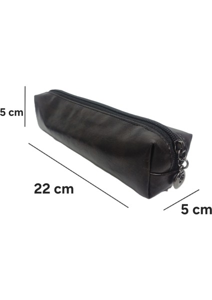Minimalist Tasarım Suni Deri Kalemlik - Unisex Kullanım indirimleri