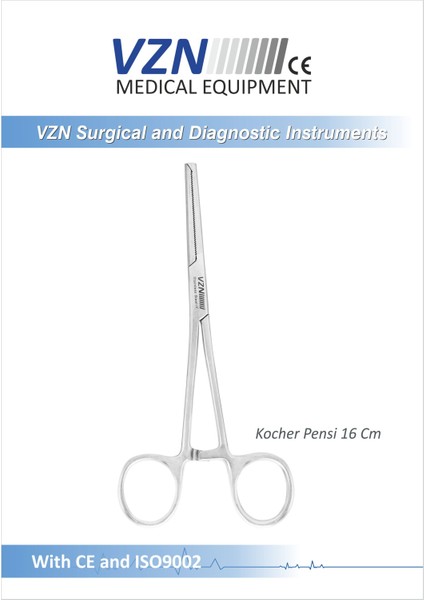 Kocher Pensi 16 cm | Paslanmaz Çelik | Dişli Uçlu Çok Amaçlı Pens modelleri