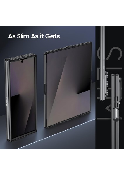 Samsung Galaxy Z Fold 7 ile Uyumlu Magsafe Kablosuz Şarj Destekli Mat Transparan Silikon Kılıf modelleri