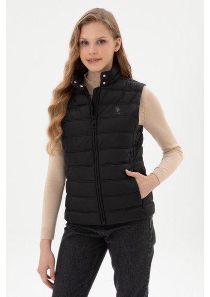 Kadın Siyah Yelek (Dokuma) 50311989-VR046