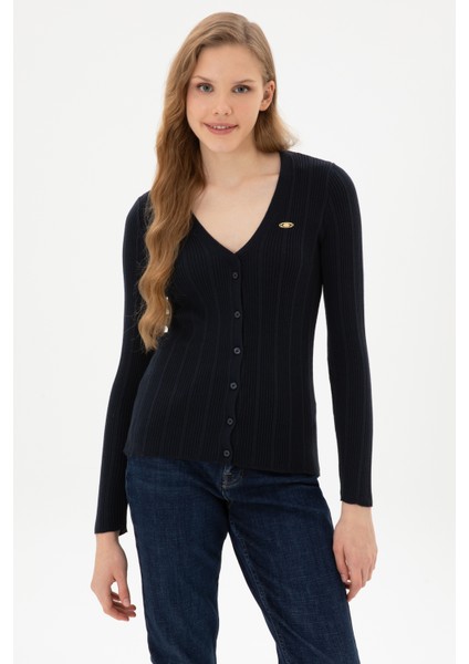 Kadın Lacivert Hırka (Triko) 50313580-VR033
